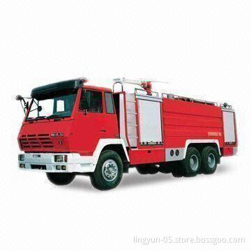 Fire Truck with 206kW Maximum Power, Uses 11 or 17T Foam or Water